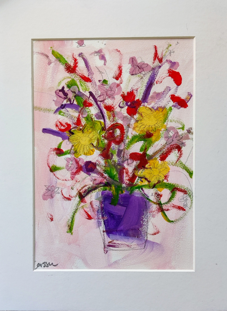 Flowers in a vase i gruppen Alla konstverk / Natur hos NOA Gallery (100176_Flower)