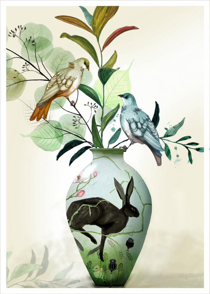 Love Birds i gruppen Konstgalleri / Presenter / Kärlekskonst hos NOA Gallery (100012_21)