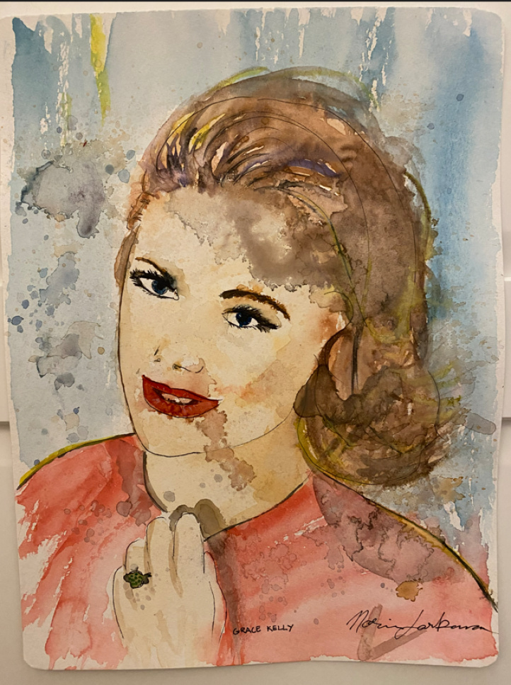 Grace Kelly i gruppen Konstgalleri / Tekniker / Akvarell hos NOA Gallery (100016_gracekelly)