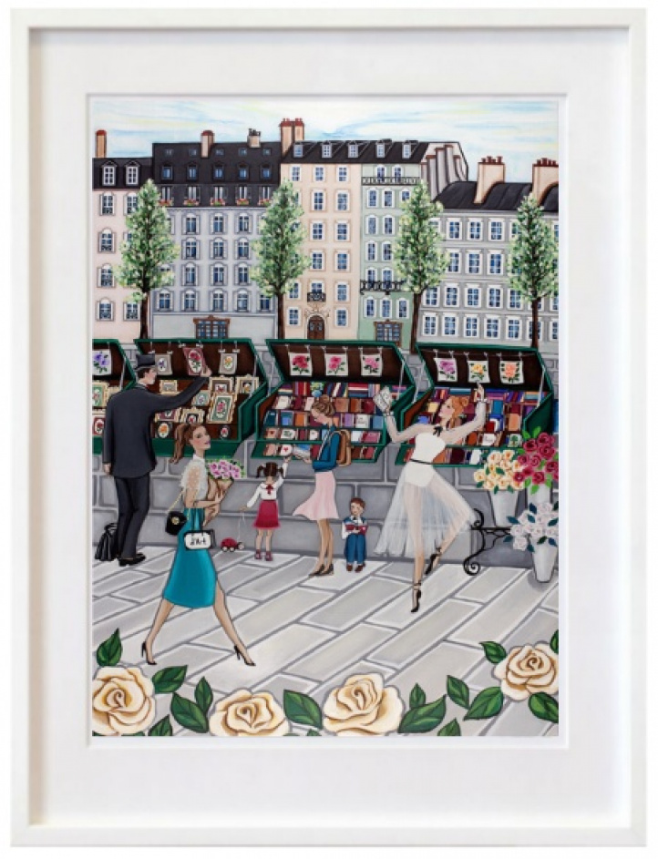Promenades de Paris i gruppen Konstgalleri / Teman / Naivistisk konst hos NOA Gallery (100019_3630)