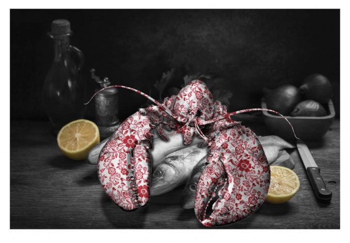 Ming Lobster Red i gruppen Konstgalleri / Teman / Liggande konstverk hos NOA Gallery (100038_1491)