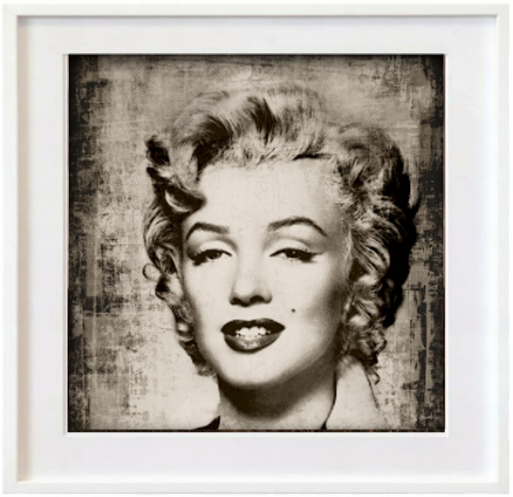 Hommage á Marilyn, grå i gruppen Konstgalleri / Teman / Pop Art hos NOA Gallery (100038_7588)