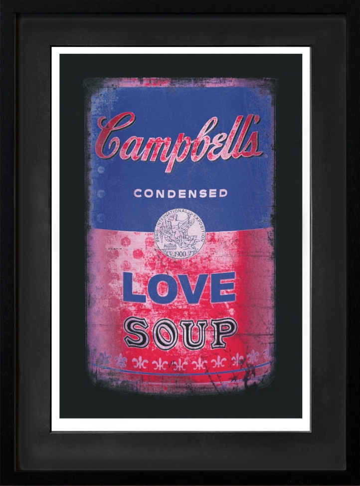 Love soup (Blue/pink) i gruppen Konstgalleri / Teman / Pop Art hos NOA Gallery (100038_833)