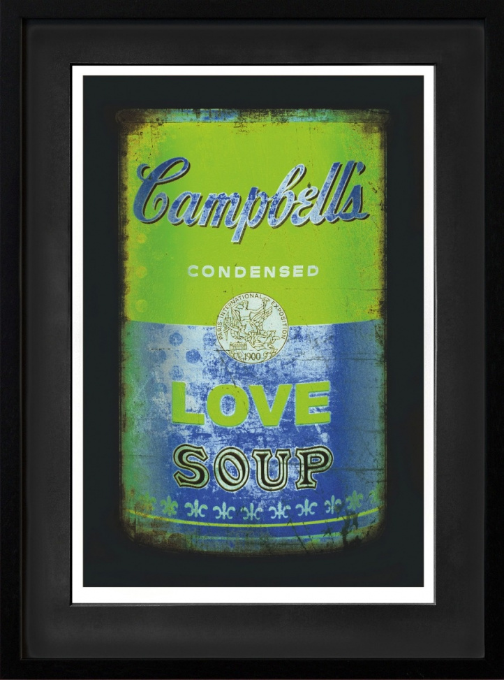 Love soup (Green/blue) i gruppen Konstgalleri / Teman / Pop Art hos NOA Gallery (100038_834)