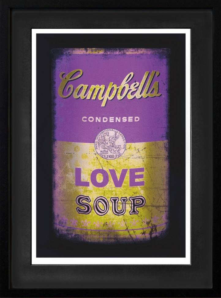 Love soup (Purple/yellow) i gruppen Konstgalleri / Presenter / Presenter till den som fyller jämnt hos NOA Gallery (100038_835)
