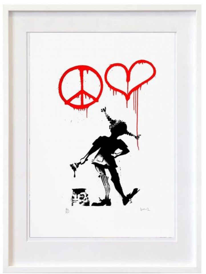 Peace and love i gruppen Konstgalleri / Teman / Pop Art hos NOA Gallery (100059_3009)