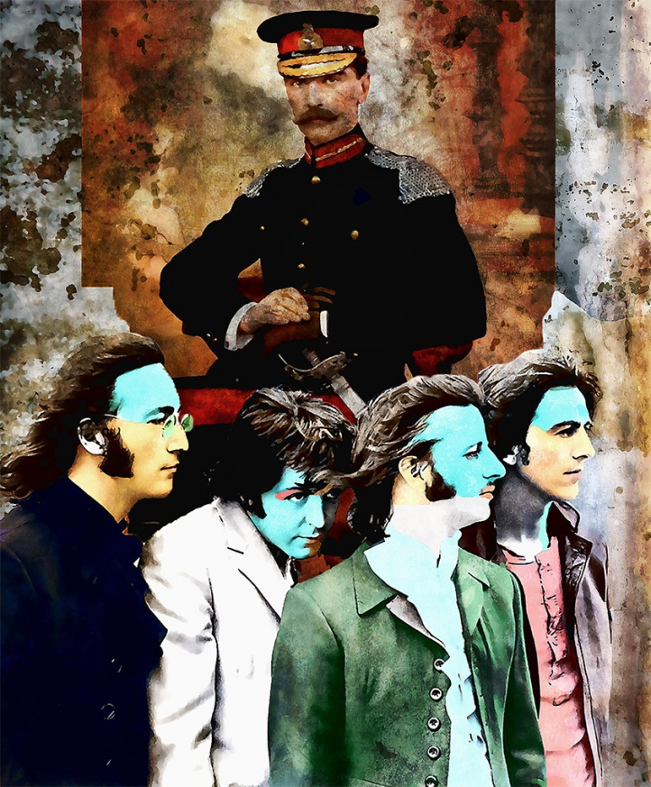 Beatles SGT Pepper #1 i gruppen Konstgalleri / Utvalda original hos NOA Gallery (100084_2600)