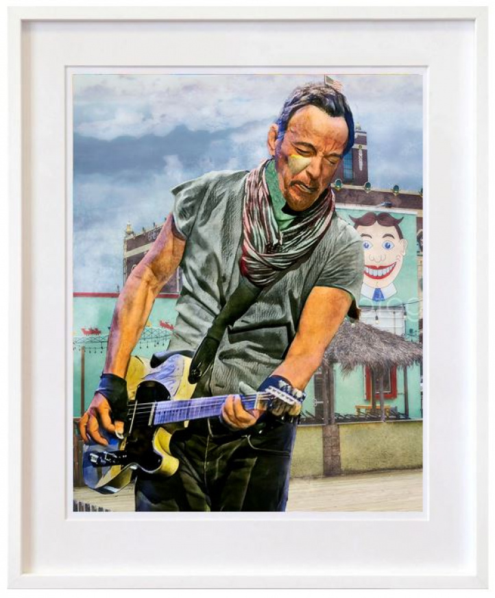 Bruce Springsteen - Asbury i gruppen Konstgalleri / Teman / Pop Art hos NOA Gallery (100084_brucespringsteenas)