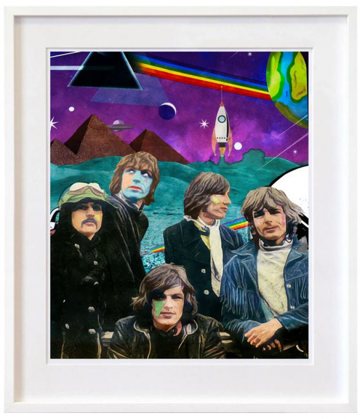 Pink Floyd - The Moon i gruppen Konstgalleri / Teman / Pop Art hos NOA Gallery (100084_pinkfloydthemoon)