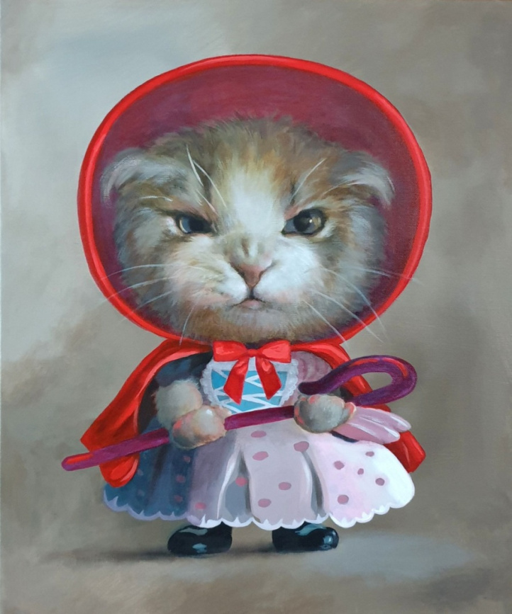 Little Red Riding Hood Is Furious i gruppen Konstgalleri / Original hos NOA Gallery (100100_2000)