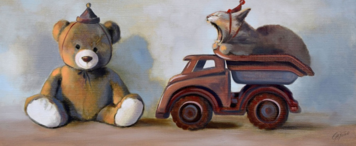 No Teddy! Its MY TRUCK! i gruppen Konstgalleri / Presenter / Konst till barn hos NOA Gallery (100100_937)