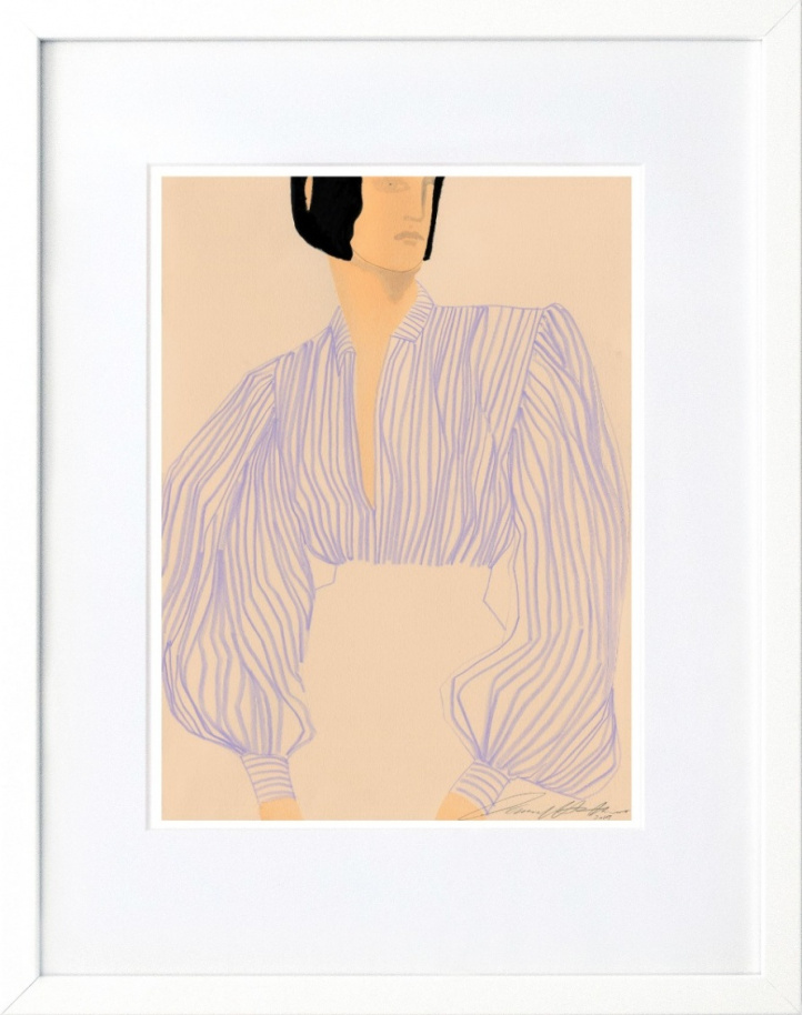 The Lavender Shirt i gruppen Konstgalleri / Teman / Starka kvinnor hos NOA Gallery (100105_1024)