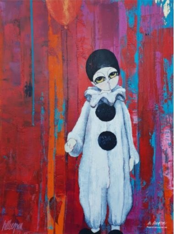 Petit Pierrot i gruppen Konstgalleri / Presenter / Konst till barn hos NOA Gallery (100113_7506)