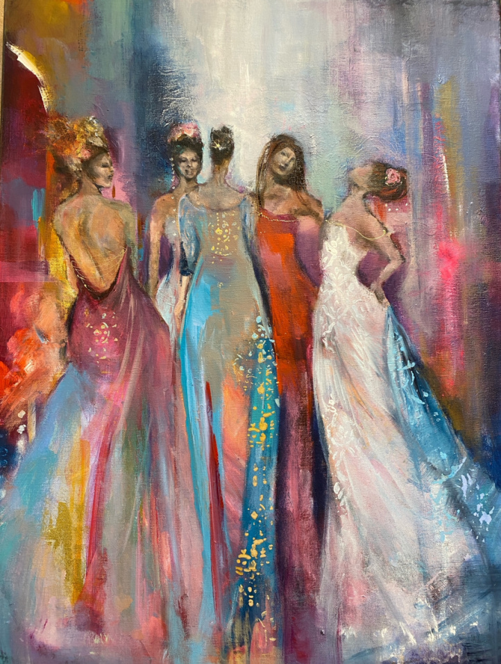 Färgstarka kvinnor i gruppen Alla konstverk hos NOA Gallery (100187_fargstark)
