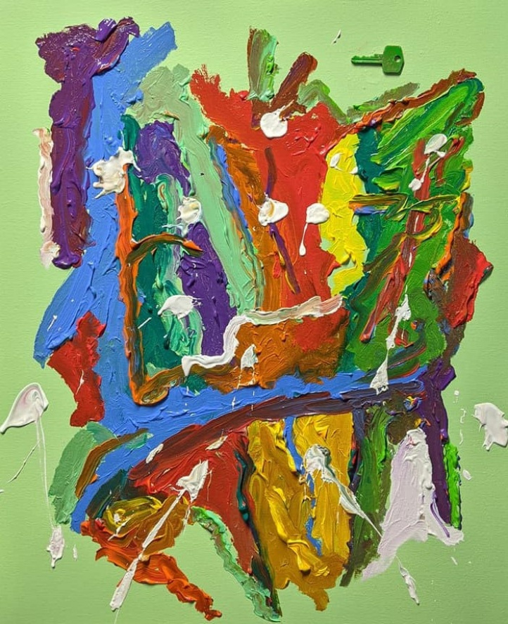 Coloresque 1.2 i gruppen Konstgalleri / Inred med Konst / Inred med grönt hos NOA Gallery (100209_7449)