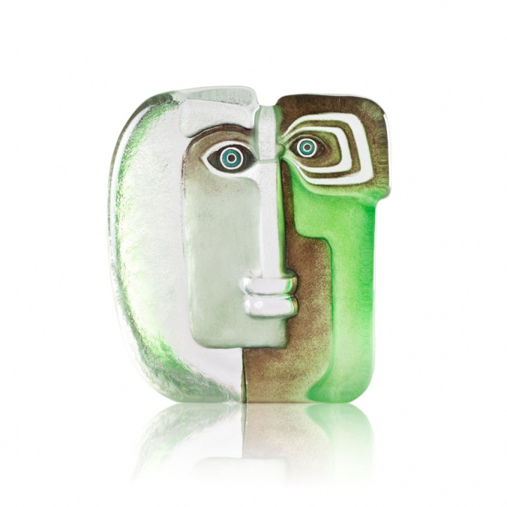 Masq IDEO, grön i gruppen Konstgalleri / Inred med Konst / Statyer för inredning hos NOA Gallery (200211_2622)