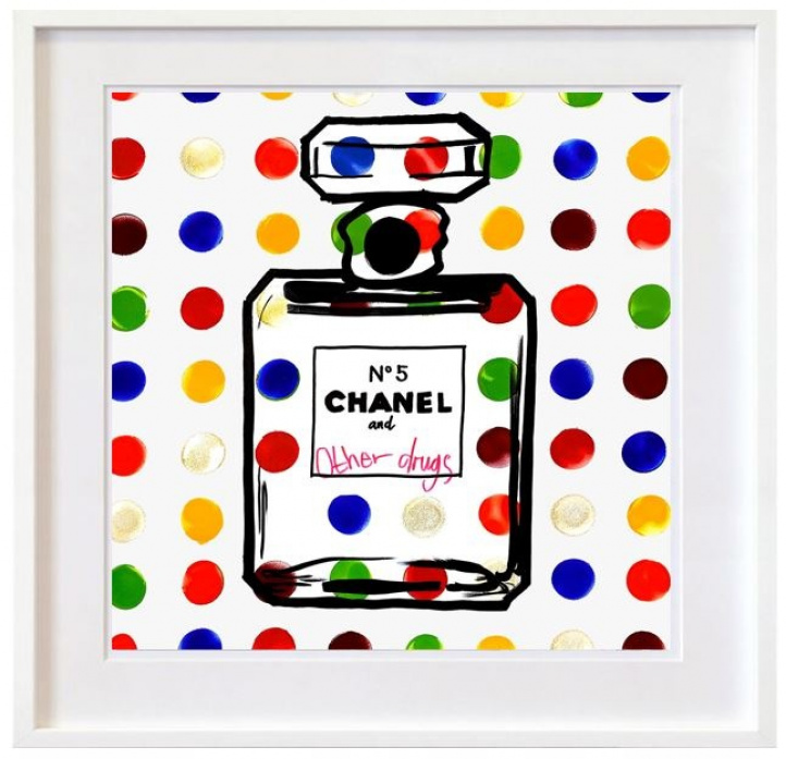 Chanel & other drugs, dots i gruppen Konstgalleri / Teman / Från seriernas väld hos NOA Gallery (200227_2916)