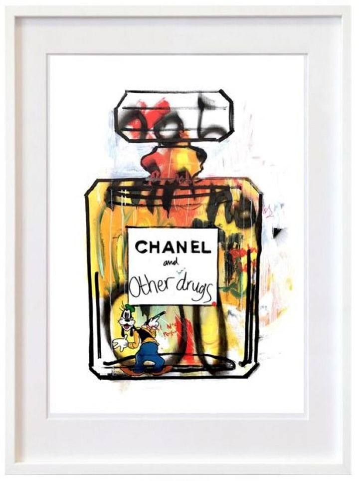 Chanel & other drugs, Goofy i gruppen Konstgalleri / Teman / Från seriernas väld hos NOA Gallery (200227_2919)