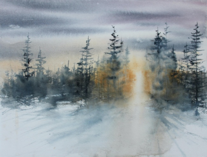 Snön smälter i gruppen Konstgalleri / Teman / Prisvärd konst hos NOA Gallery (200253_3699)
