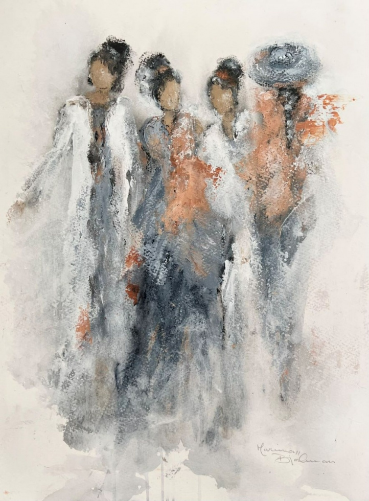 Kvinnor i grupp 7 i gruppen Konstgalleri / Original hos NOA Gallery (200301_7678)