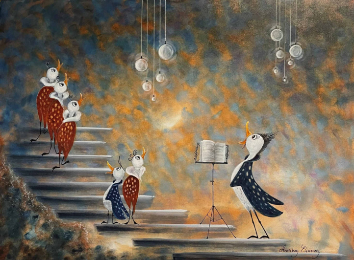 Sångfåglar i gruppen Alla konstverk hos NOA Gallery (200335_77113)