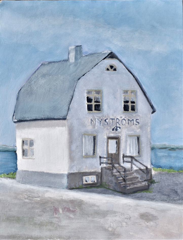 Nyströms g:a butik i gruppen Alla konstverk / Akryl hos NOA Gallery (200407_A14)